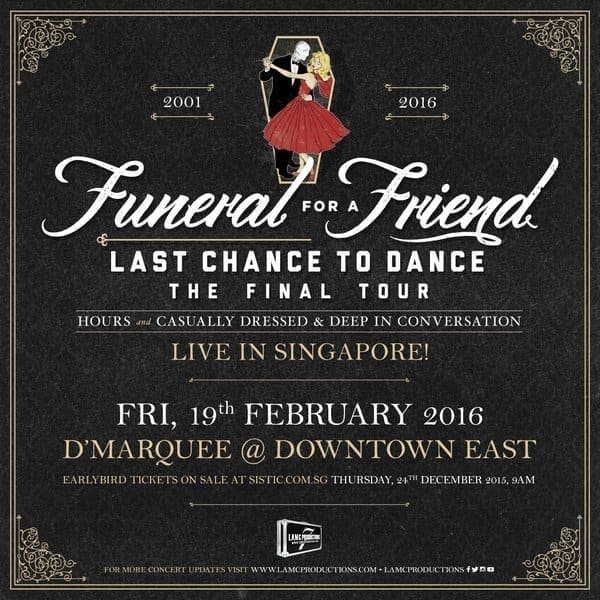 Funeral for a Friend Tour