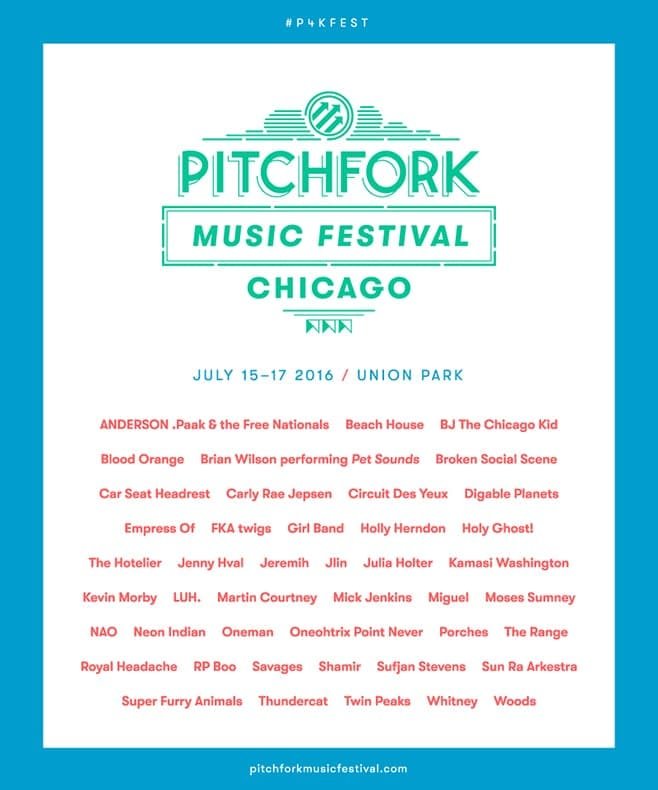 Pitchfork 16 poster