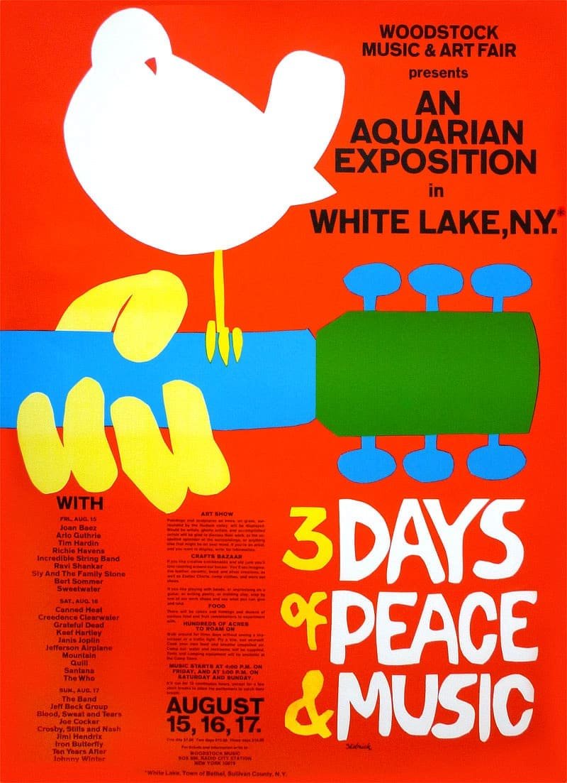 Woodstock original poster