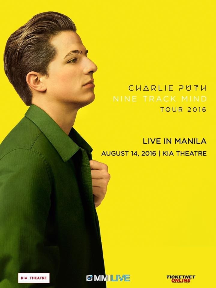 Charlie puth tour 2016 