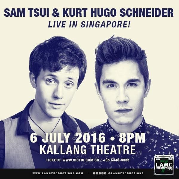 Sam Tsui Kurt Hugo Schneider SG 16