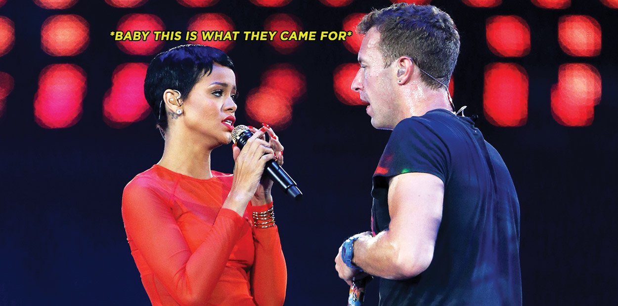 Oh My God Yes: Coldplay ask Rihanna to join them at Glastonbury