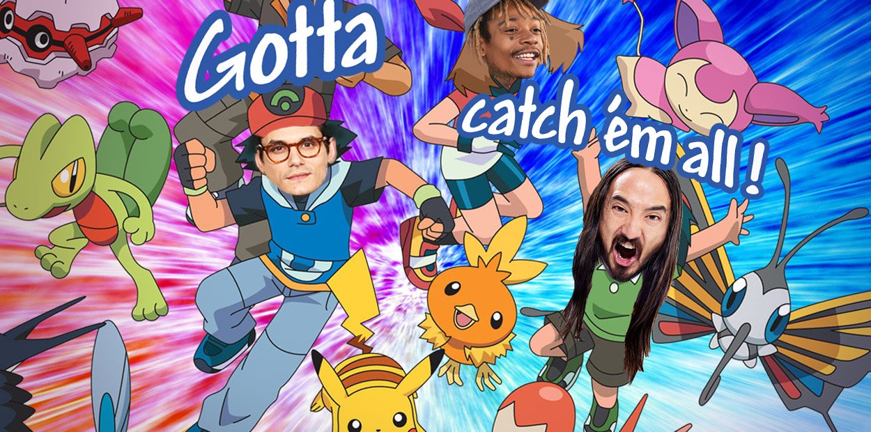 Pokémon Go Music: Wiz Khalifa, John Mayer and more artists who’ve gotta catch’em all!