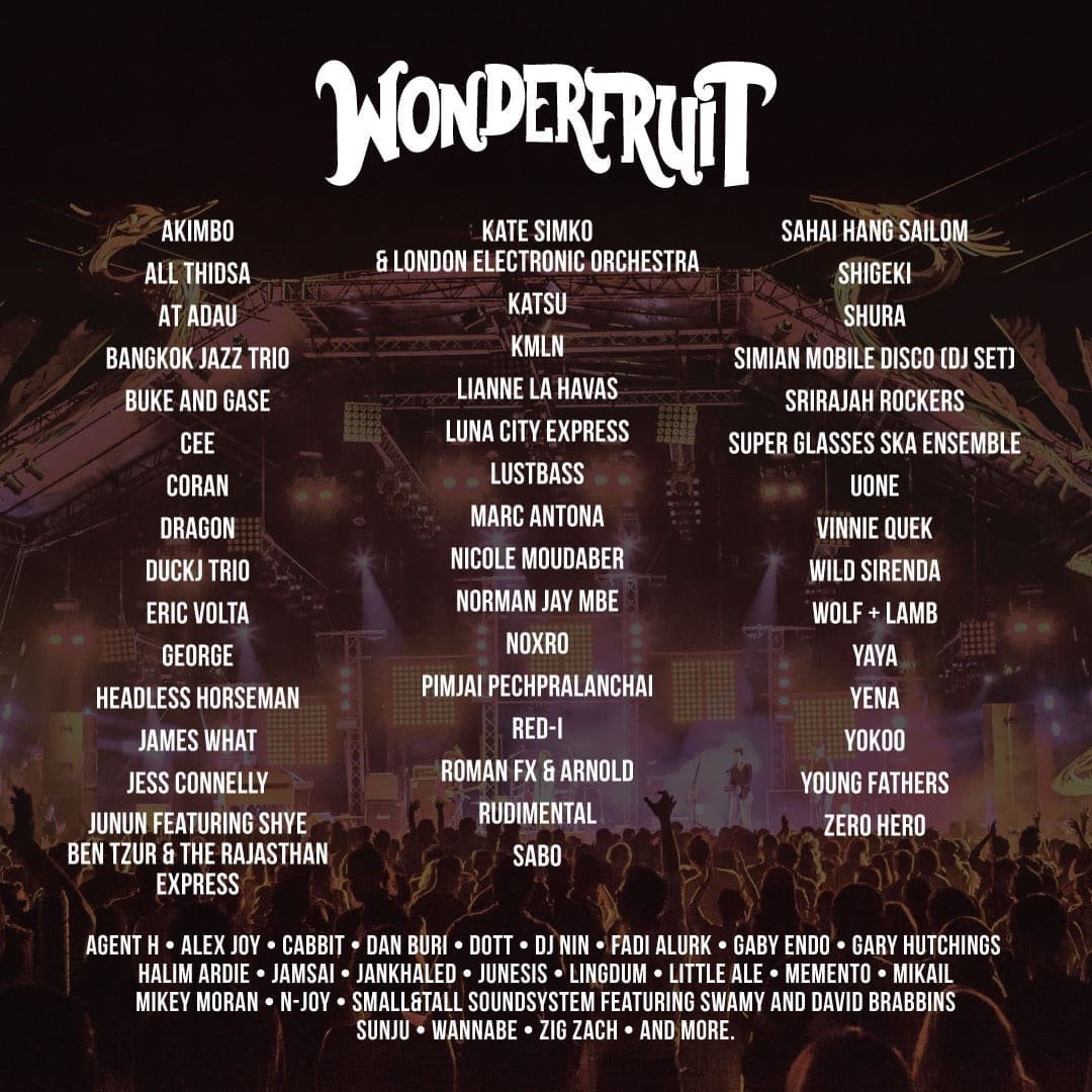 Wonderfruit final lineup