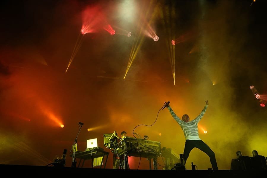 Underworld perform on the main Marine Stage at Summer Sonic in Chiba. ©Summer Sonic