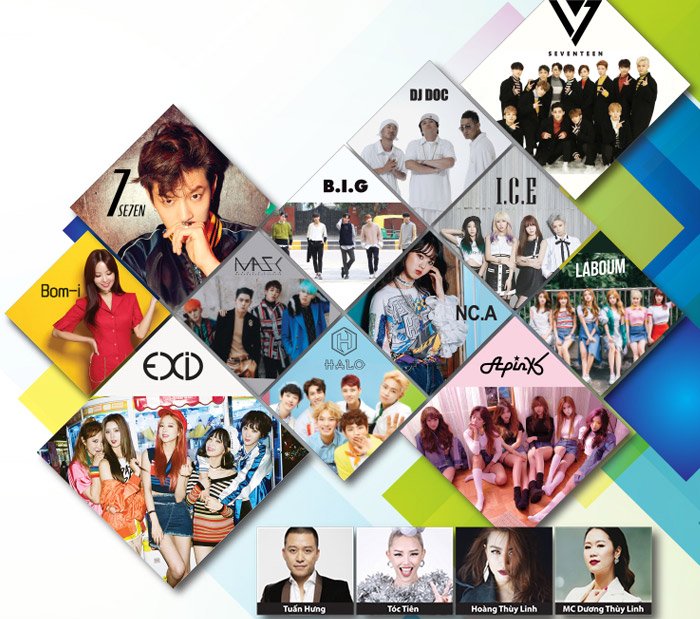 MBC Music K-Plus Concert 2017 in Hanoi