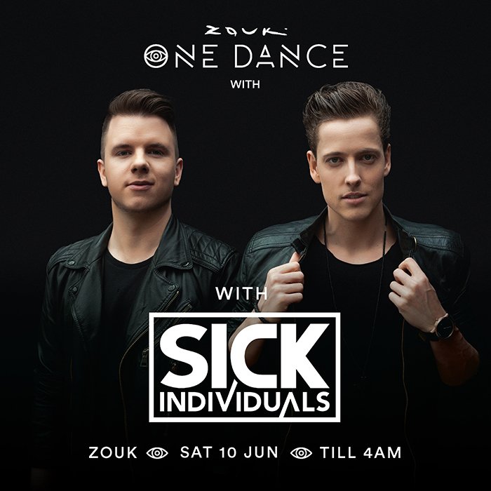 One Dance with Sick Individuals at Zouk Singapore