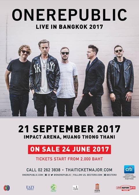 onerepublic bangkok