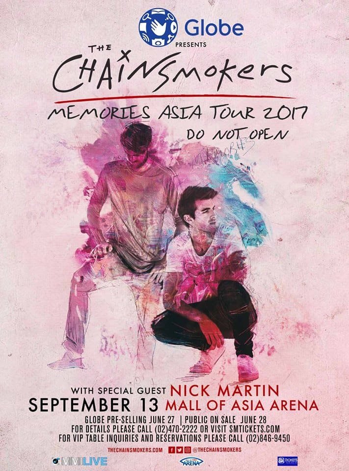 chainsmokers mnl