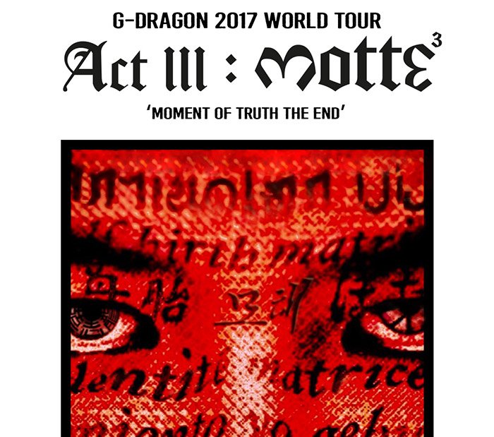 g-dragon 2017 world tour act iii motte asia