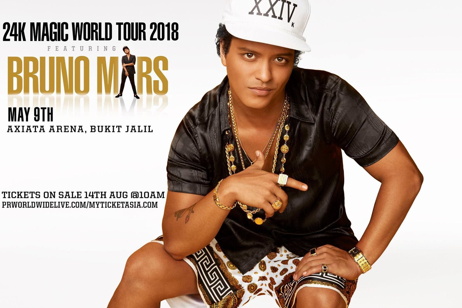 Confirmed Bruno Mars Returns To Asia For 24k Magic World Tour