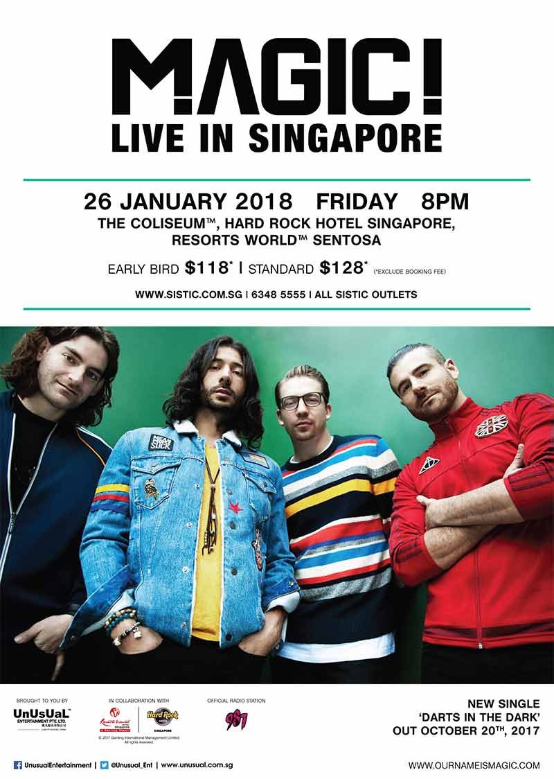 Magic! Live in Singapore