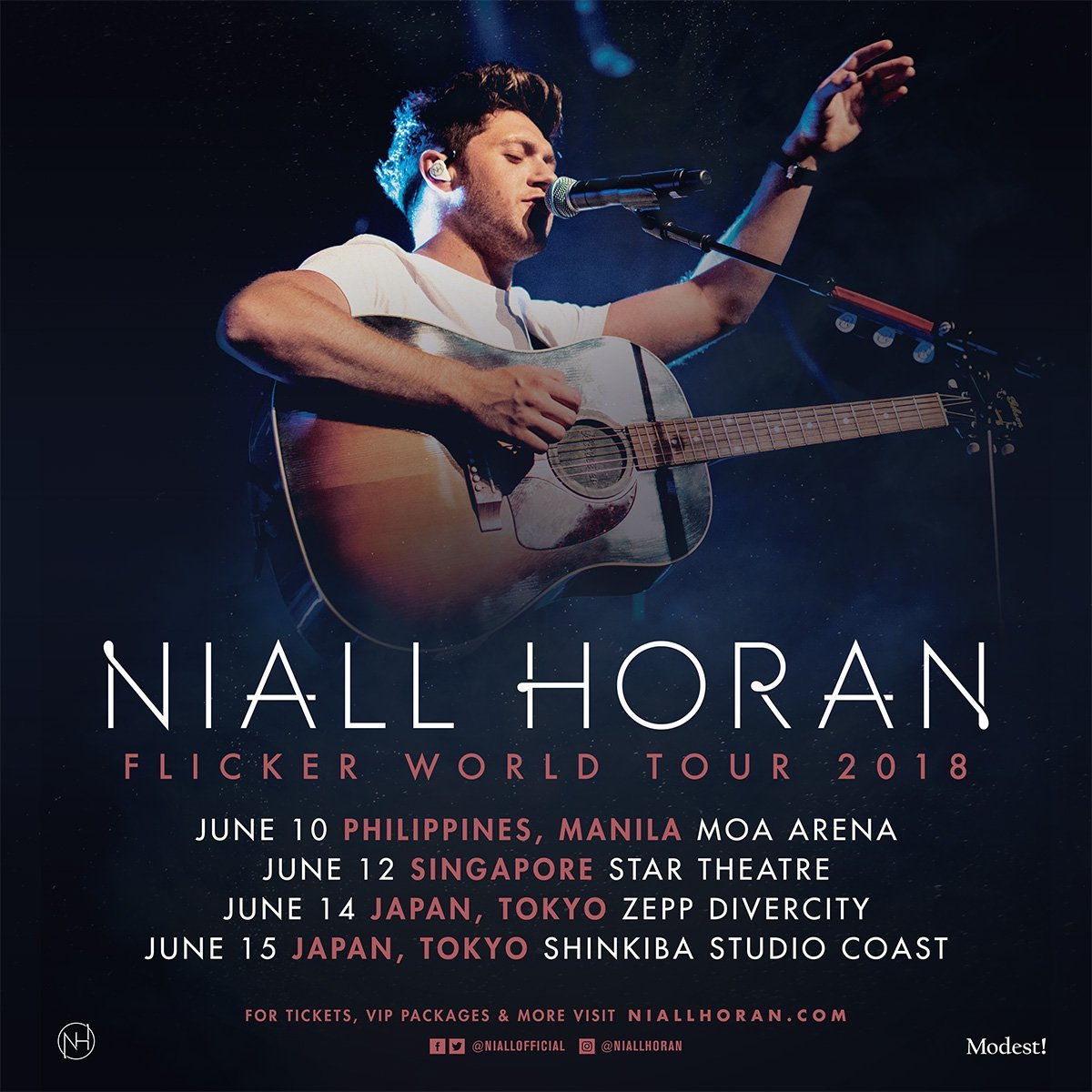 Niall Horan Asia Tour 2018