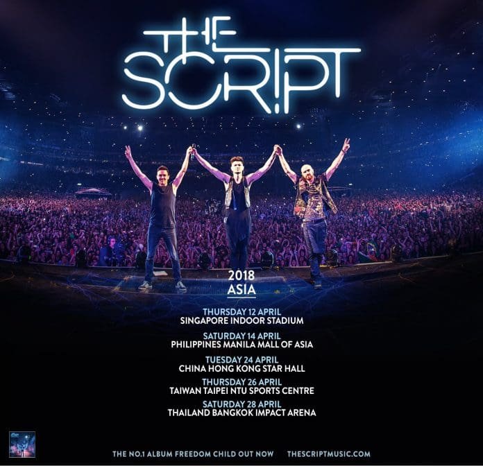 The Script Announce 2018 Asia Tour Including Singapore Manila Bangkok 