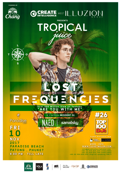 Lost Frequencies Tropical Juice Phuket 2017