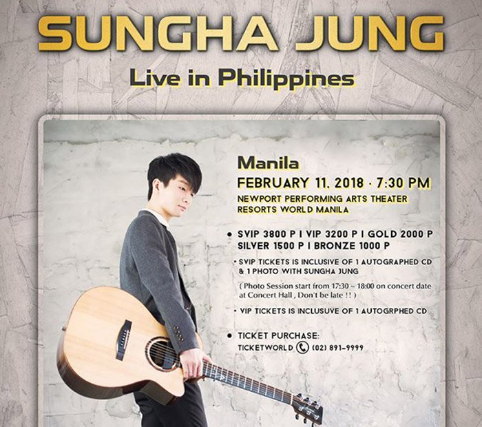 Sungha Jung Philippines 2018