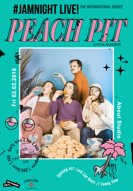 Indie Pop Band Peach Pit To Perform In Singapore And Bangkok