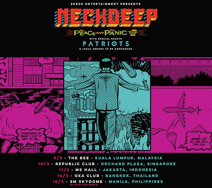 Neck Deep The Peace and the Panic Tour in Manila