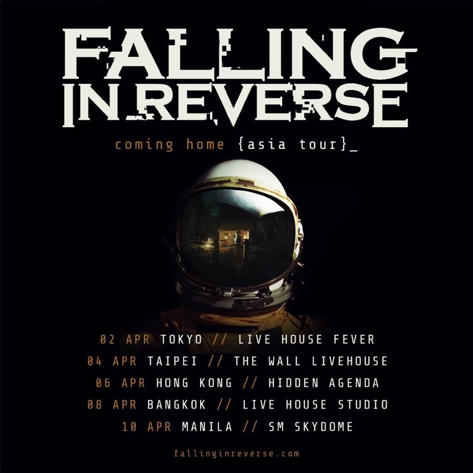 Falling In Reverse Asia 2018