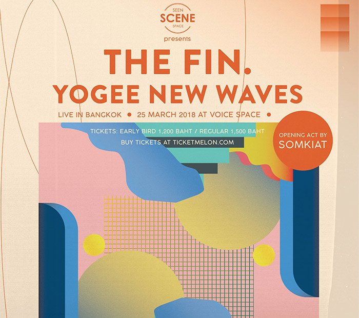 The fin. Yogee New Waves Live in Bangkok 2018