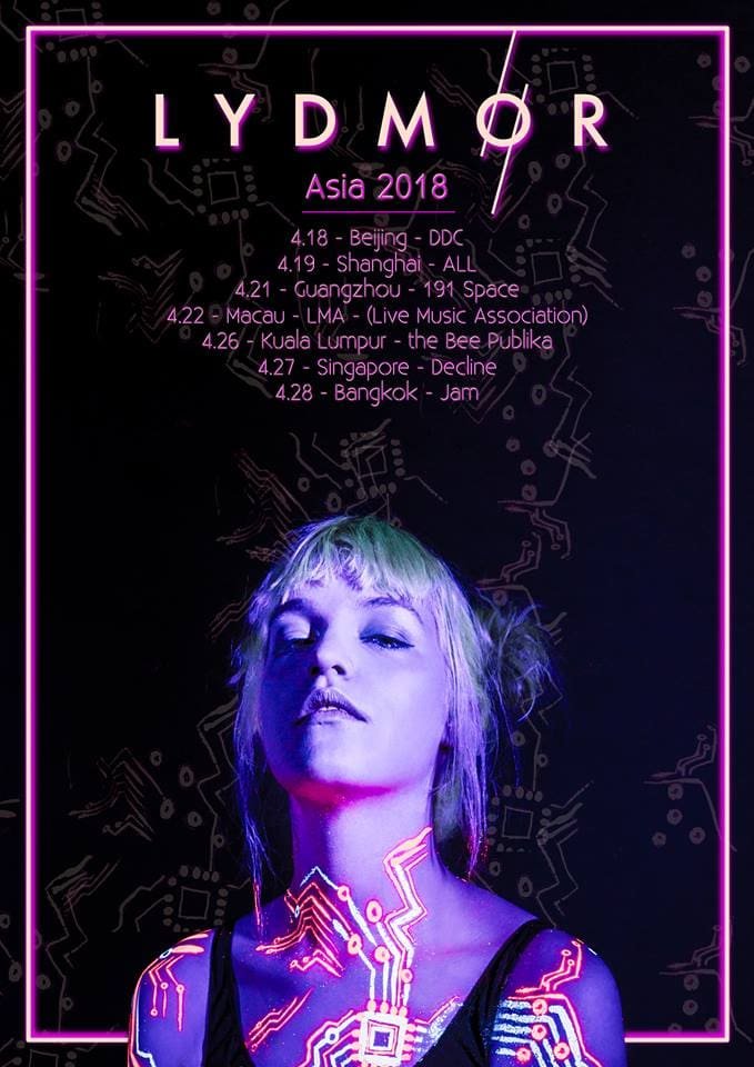 Lydmor Asia Tour 2018