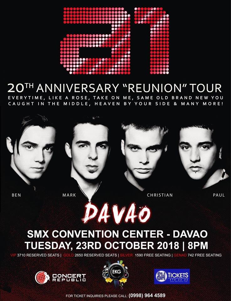 A1 'Reunion Tour' Live in Davao