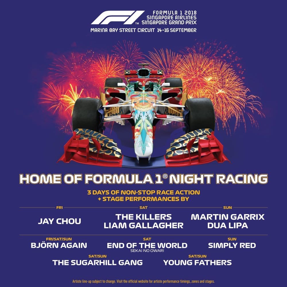 F1 Singapore 2018