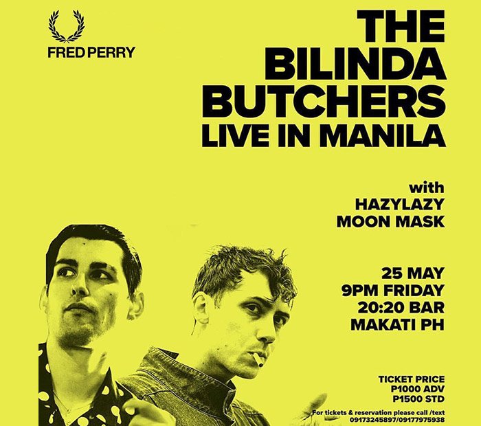 Fred Perry presents The Bilinda Butchers Live in Manila