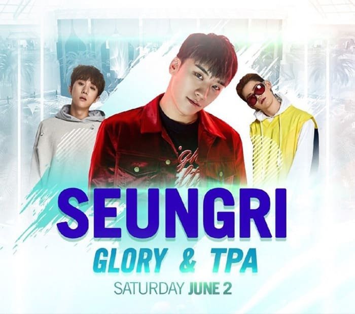 Seungri with Glory and TPA at Cove Manila