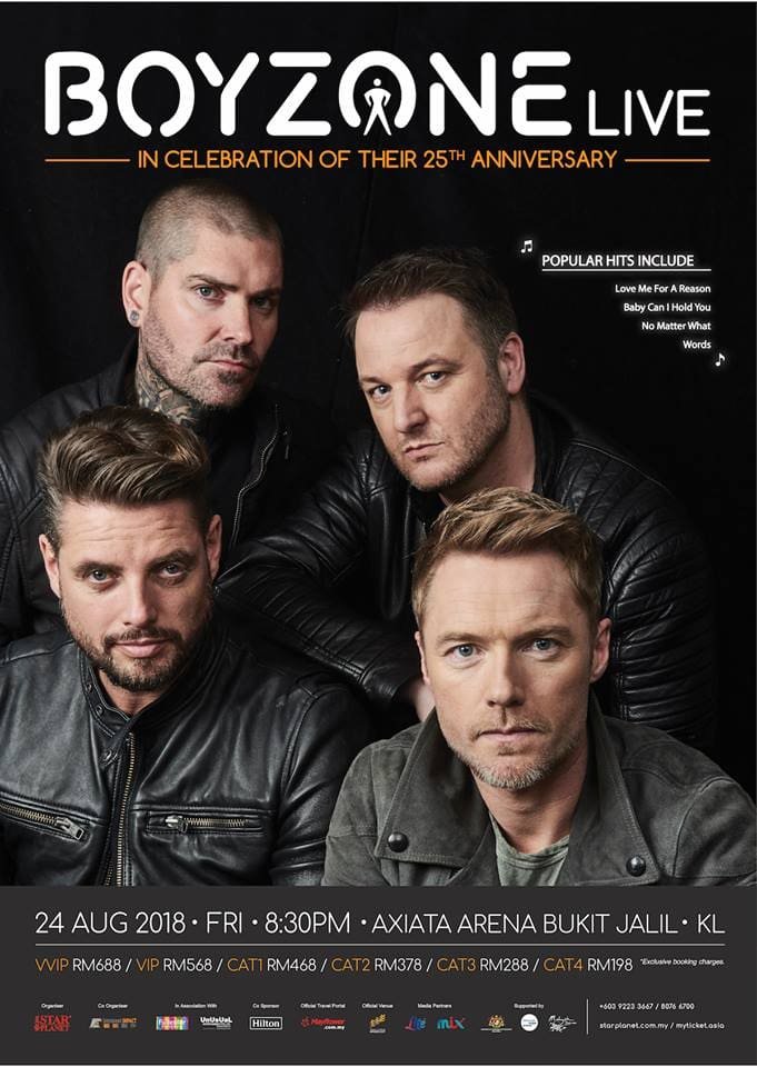 Boyzone BZ25 Tour Kuala Lumpur