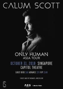 Calum Scott "Only Human" world tour