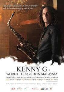 Saxophone legend Kenny G is returning to Malaysia