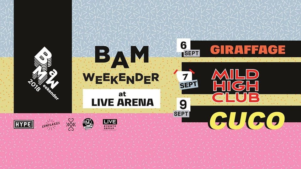 BAMM strikes Bangkok with new concerts series billling Giraffage, Mild High Club and Cuco