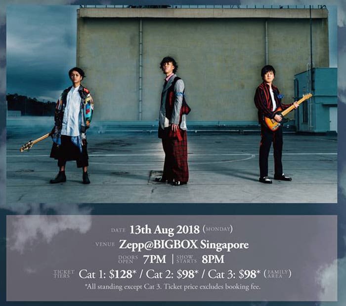 Radwimps Asia Live Tour 18 In Singapore Asialive365