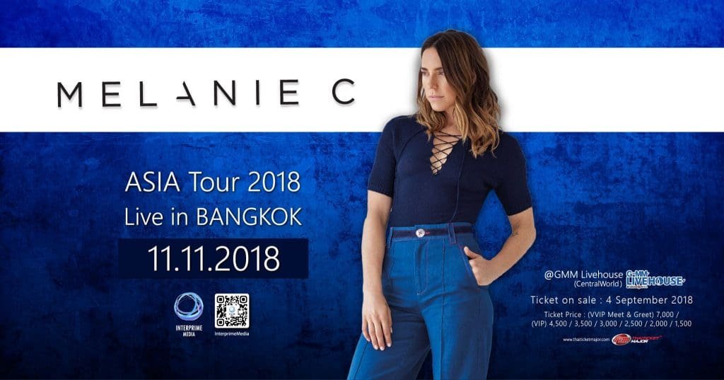 Melanie C Asia Tour 2018 Live in Bangkok