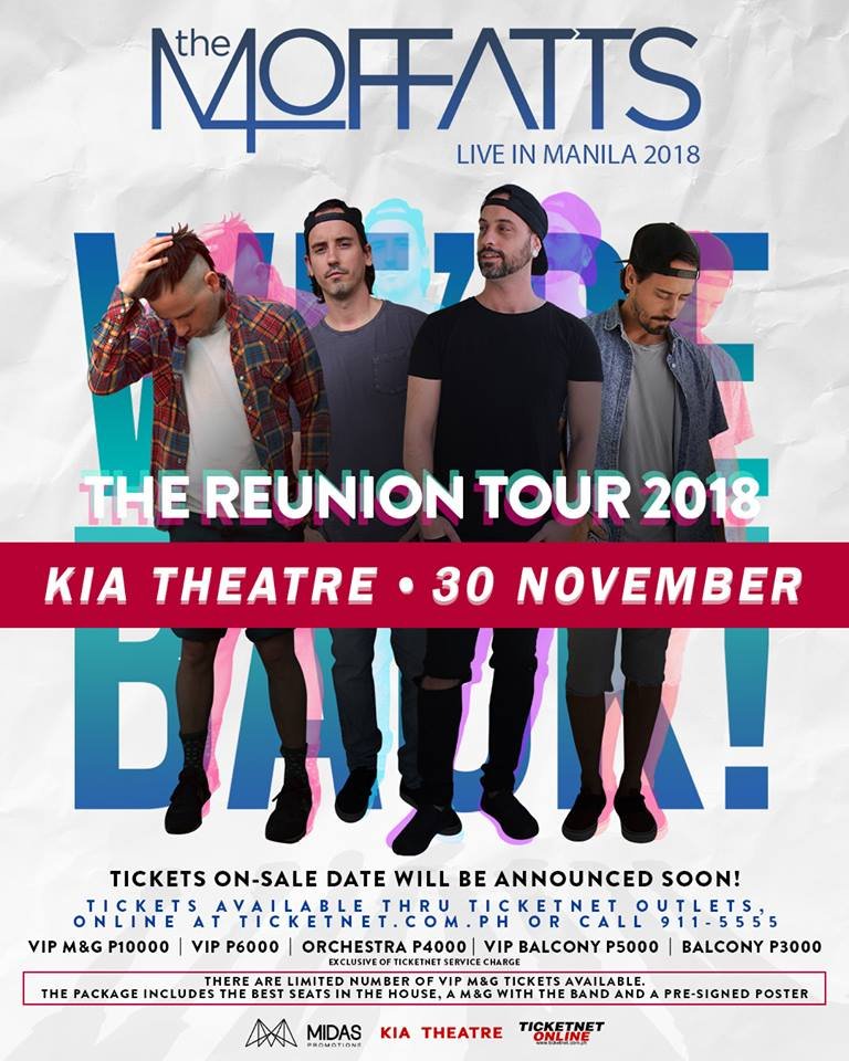 The Moffats 'The Reunion Tour 2018' Live in Manila