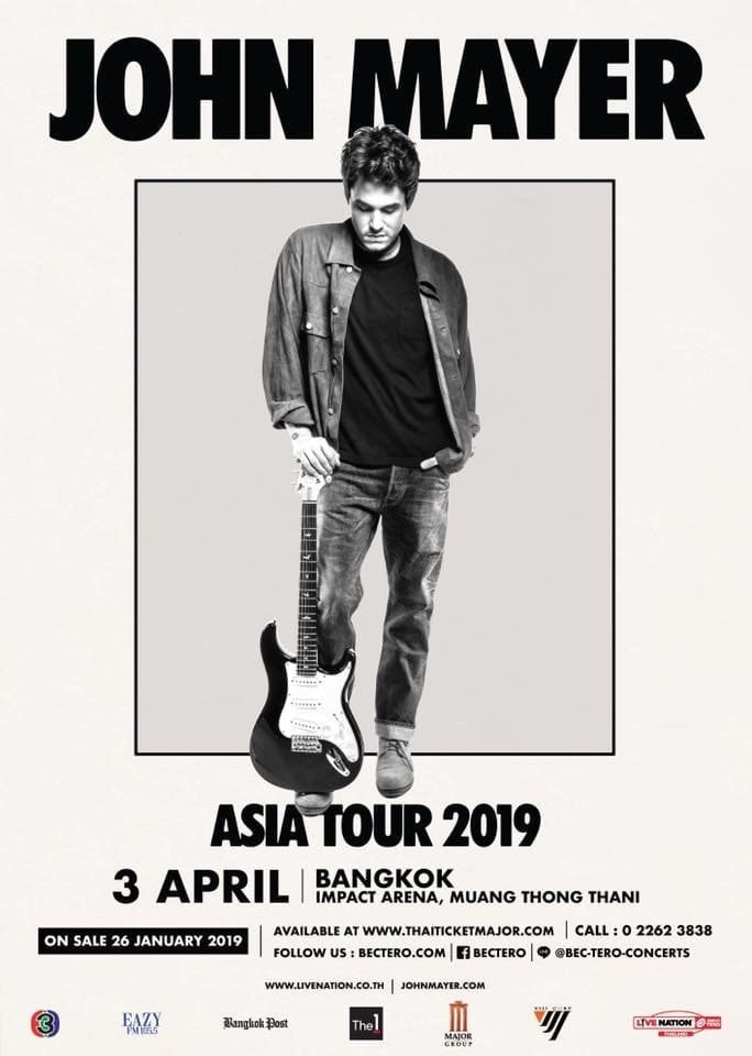 John Mayer Asia Tour in Bangkok