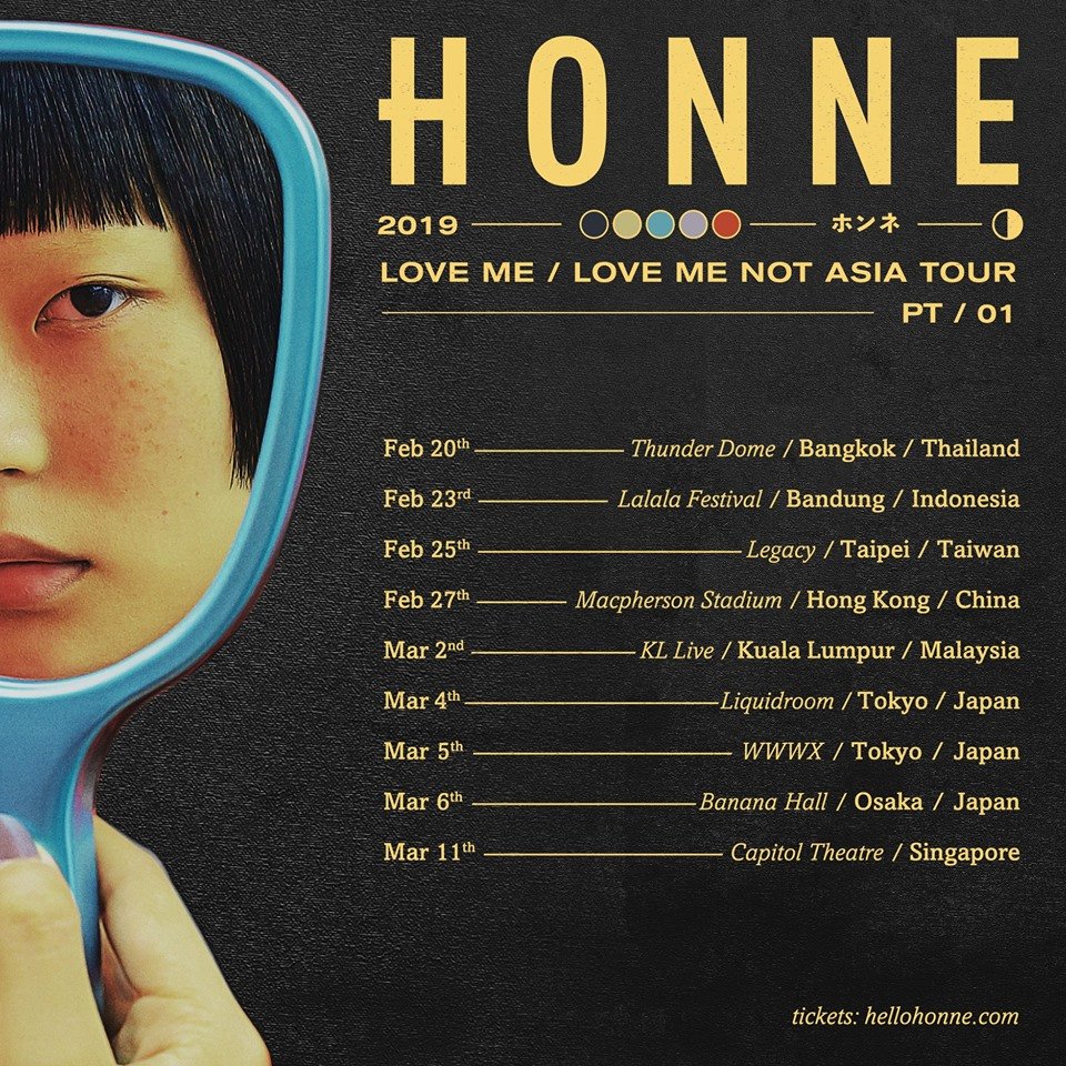 Honne Love Me Love Me Not Asia Tour Part 1