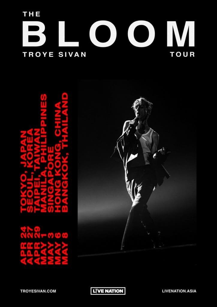 Troye Sivan The Bloom Tour Asia