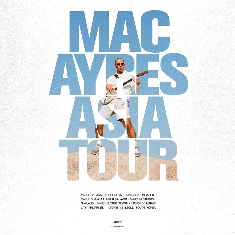 Mac Ayres Asia Tour