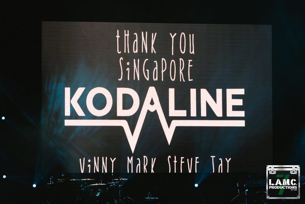 Kodaline Live in Singapore