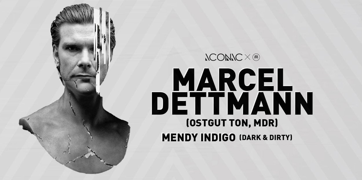 Iconic Studio & Mendy Indigo presents two nights with Marcel Dettman!
