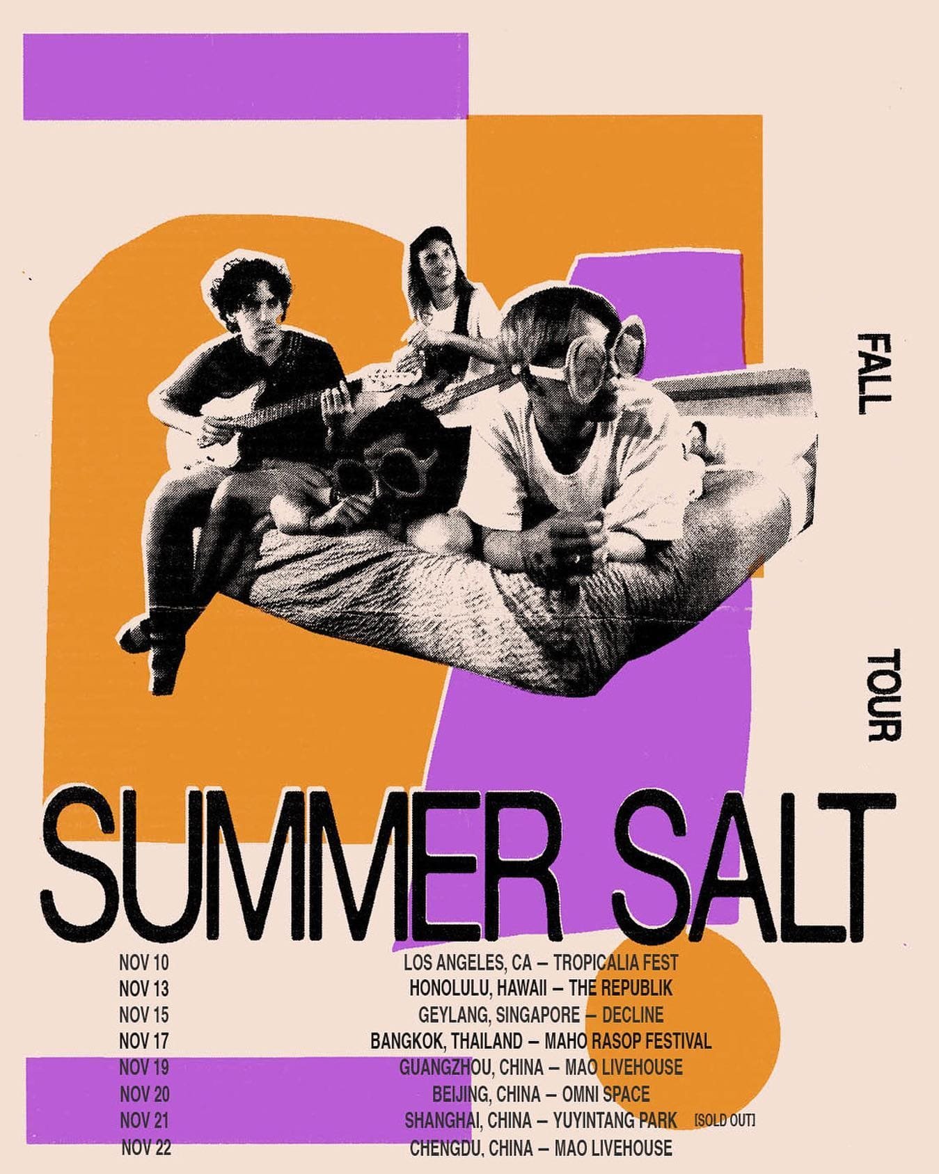 American indie band Summer Salt is coming to Asia!