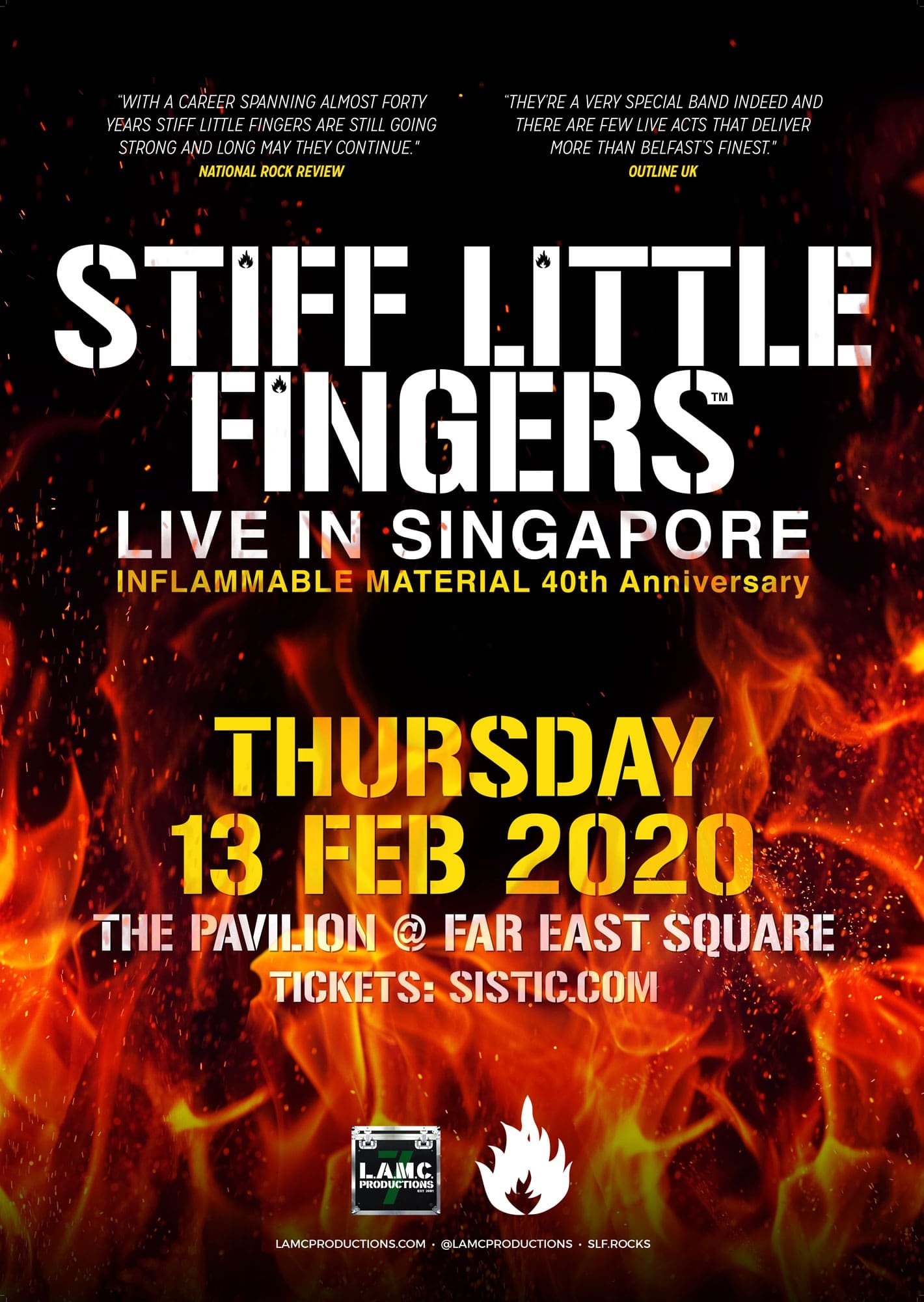 Stiff Little Fingers - Live in Singapore 2020