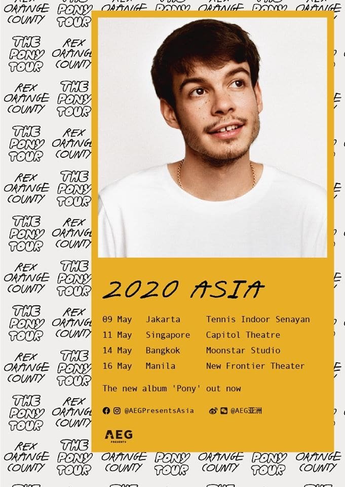 An itinerary for Rex Orange County in Bangkok, based on his best songs