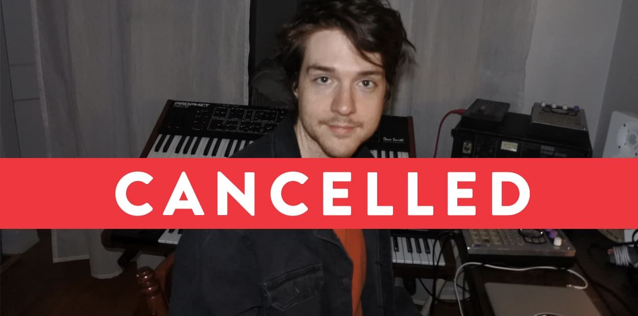 Homeshake cancels his show in Singapore.