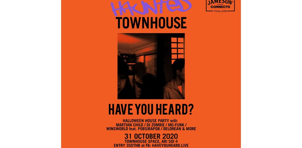 Have You Heard? are throwing a spooky Haunted Townhouse Halloween Party