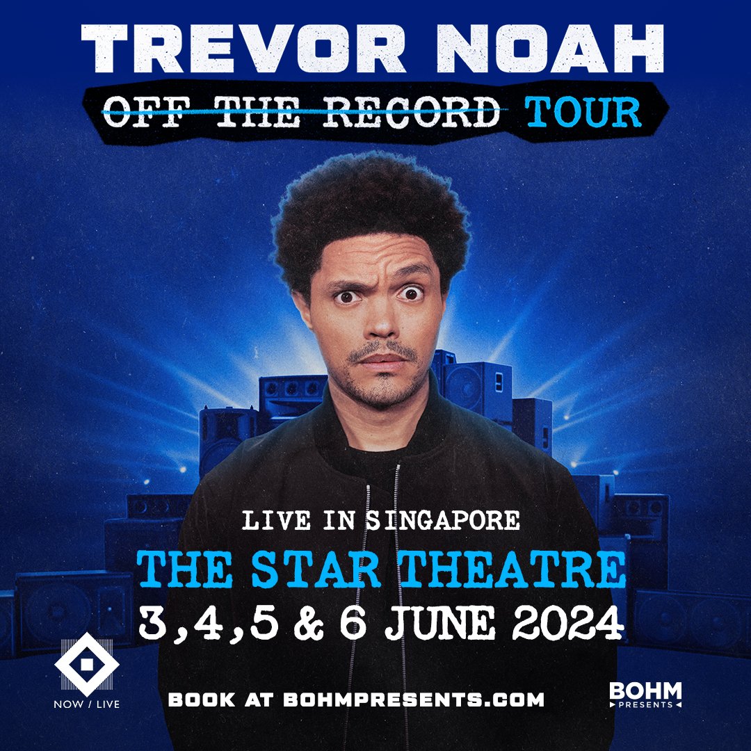 Trevor Noah Brings His Stand-up to Singapore 2024