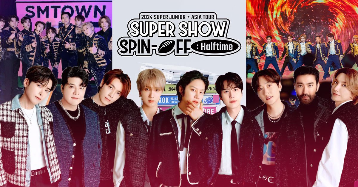 Super Junior Announces Halftime Show: 2024 "Super Show Spin-Off" Tour Ensues!
