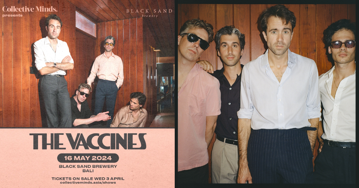 Brit Rock Invasion: The Vaccines in Bali 2024 Take Over Black Sand Brewery!